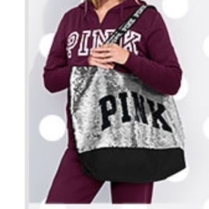 New Victoria's Secret Pink Bling Tote Bag